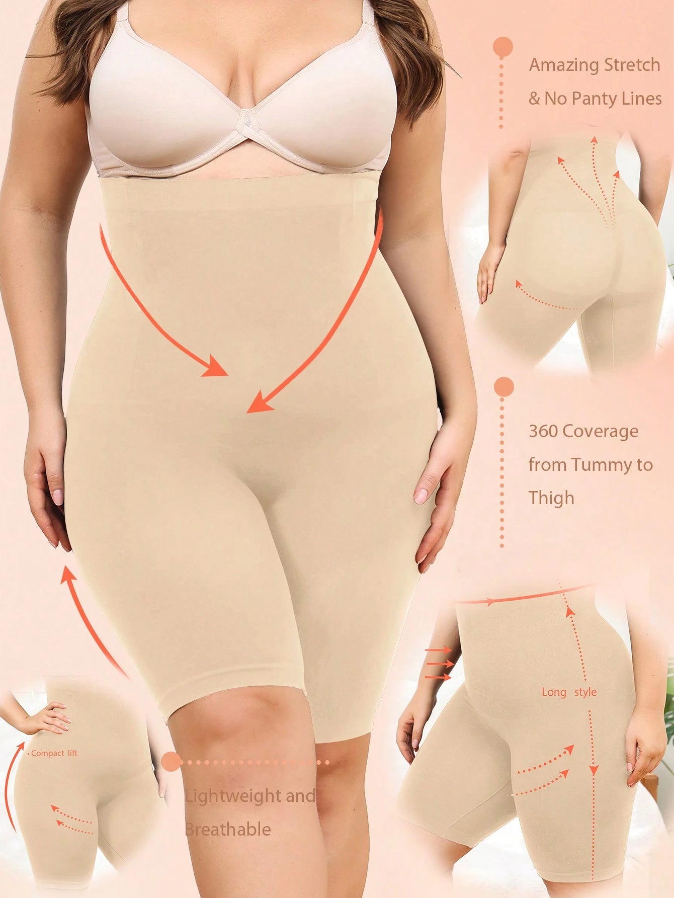 Livkurva ™ | Shapewear-trosa i plusstorlek