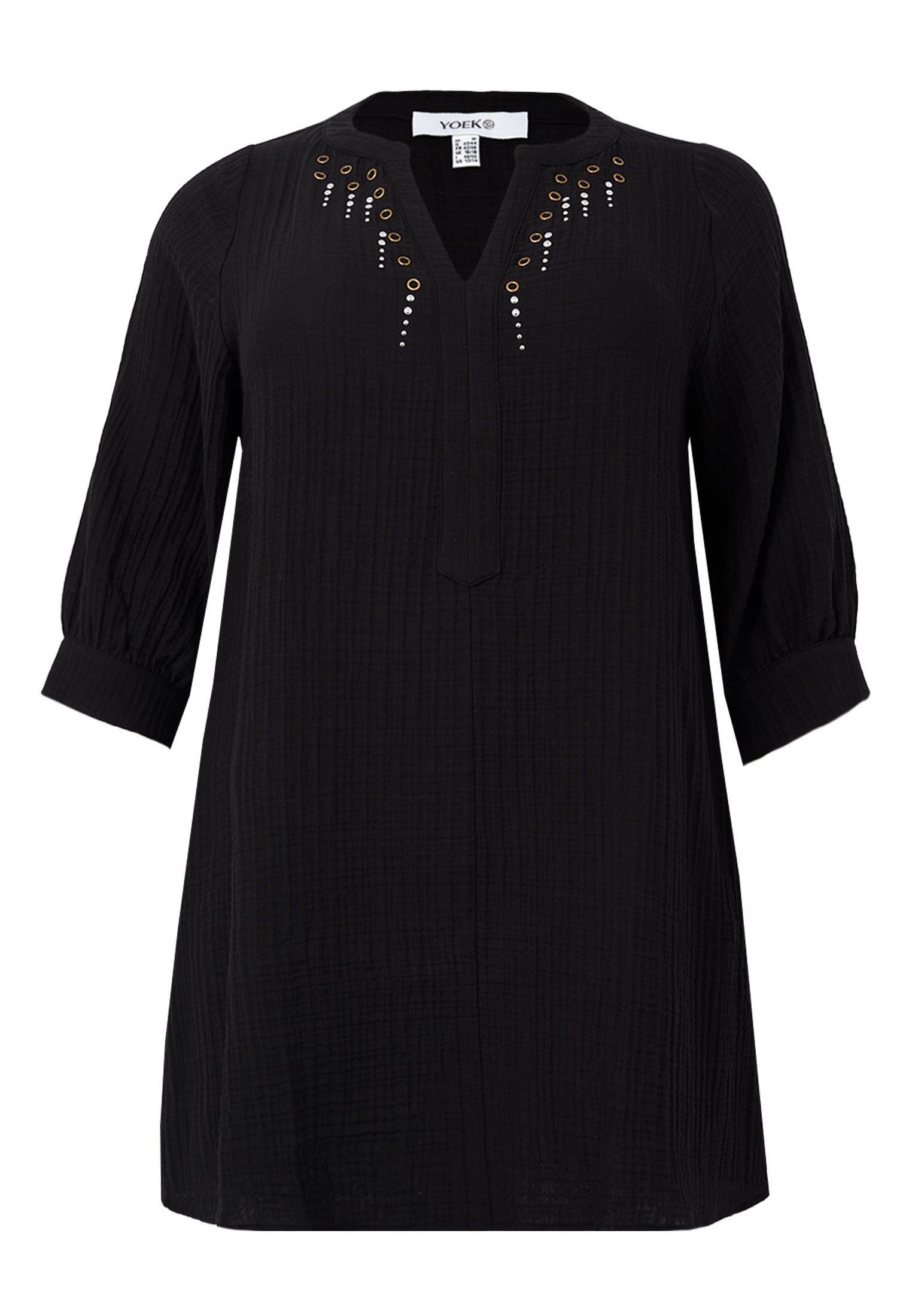 Livkurva ™ | Svart Tunik –
