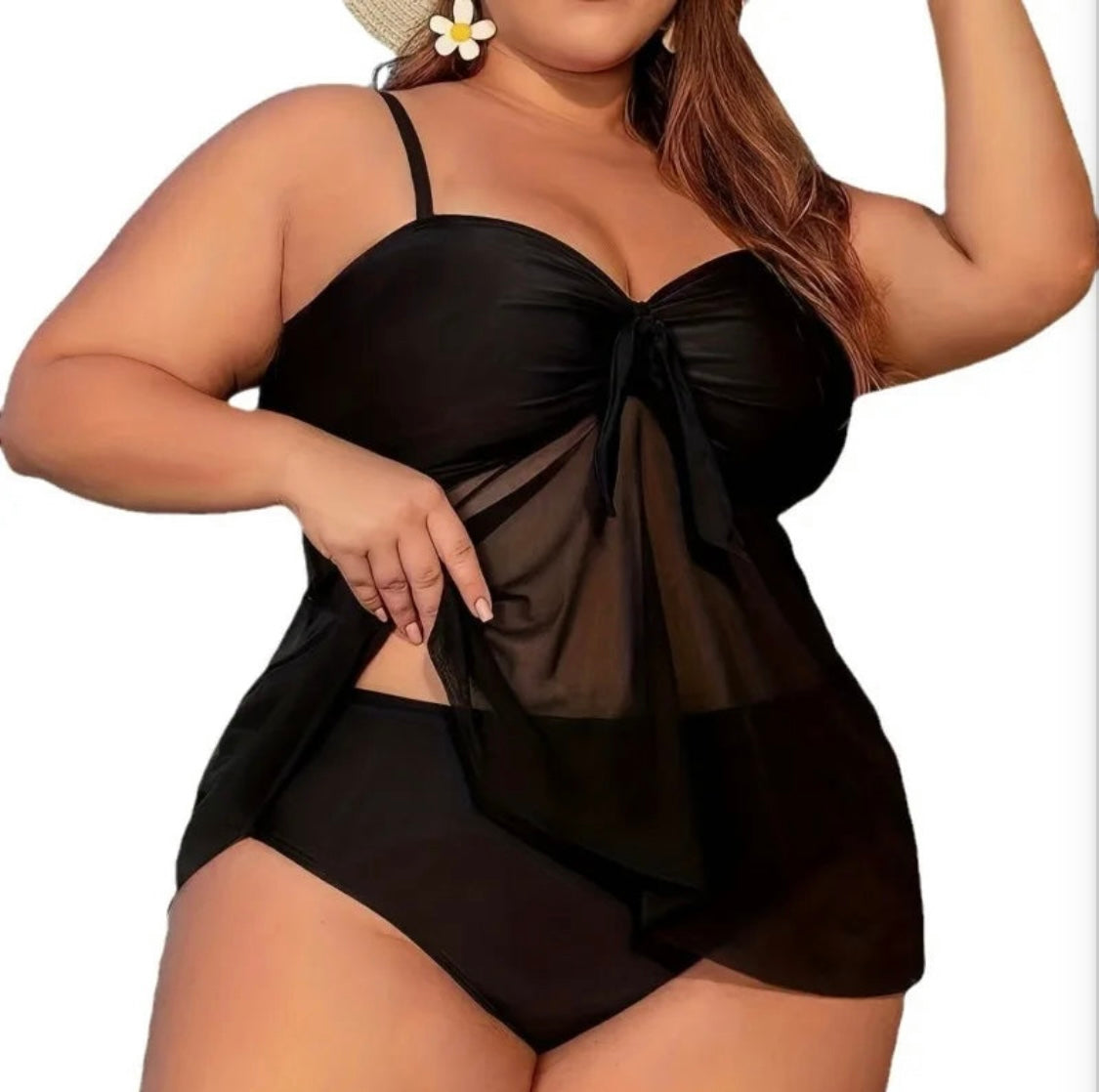 Livkurva ™ | Svart Tankini