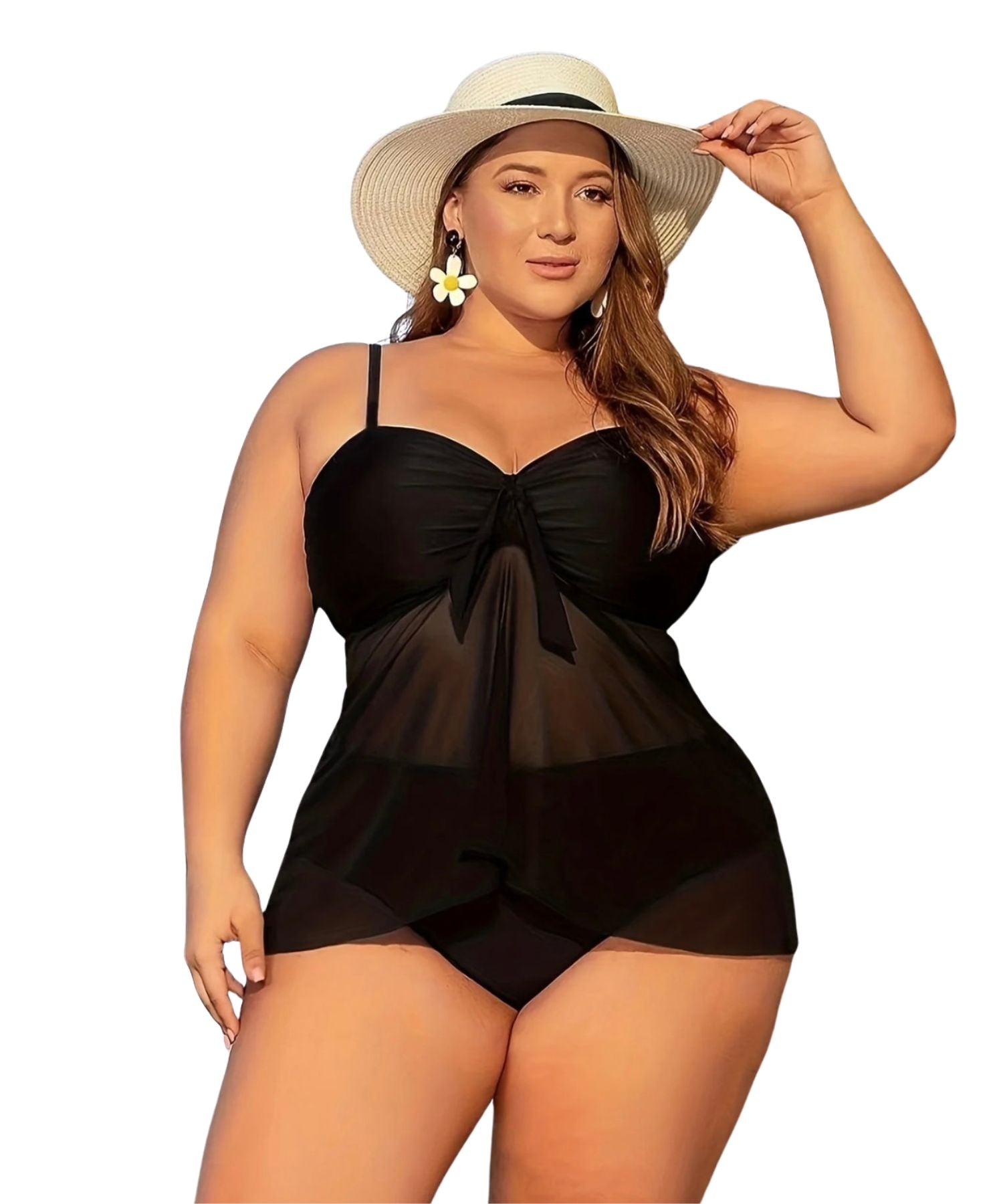 Livkurva ™ | Svart Tankini