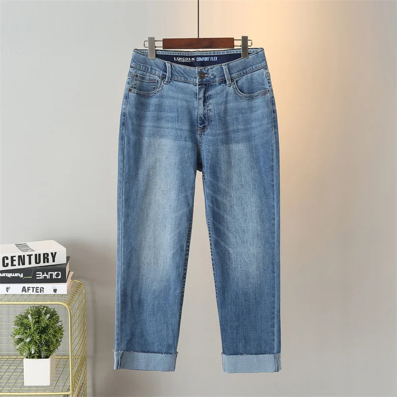 Livkurva ™ | Somriga Baggy Designjeans upp till storlek 60