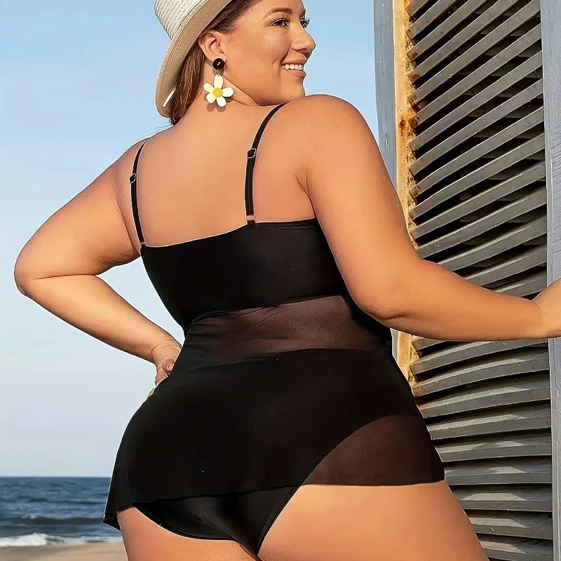 Livkurva ™ | Svart Tankini