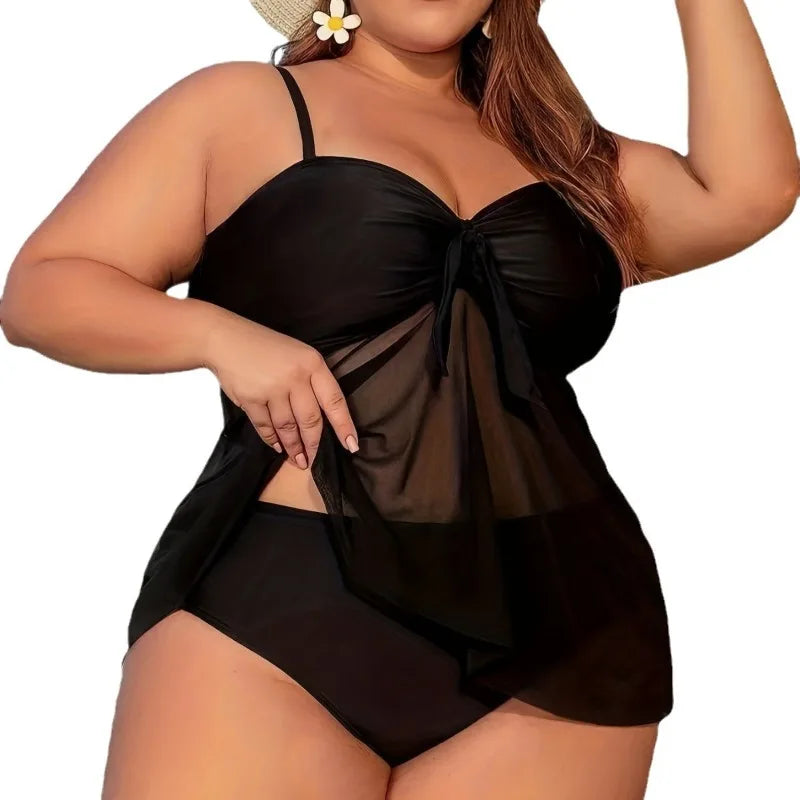 Livkurva ™ | Svart Tankini