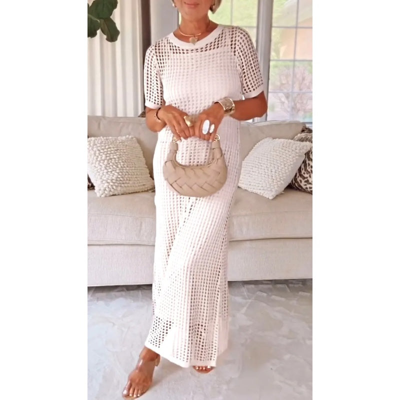 Livkurva ™ | Hollow-Out Maxi Dress Set